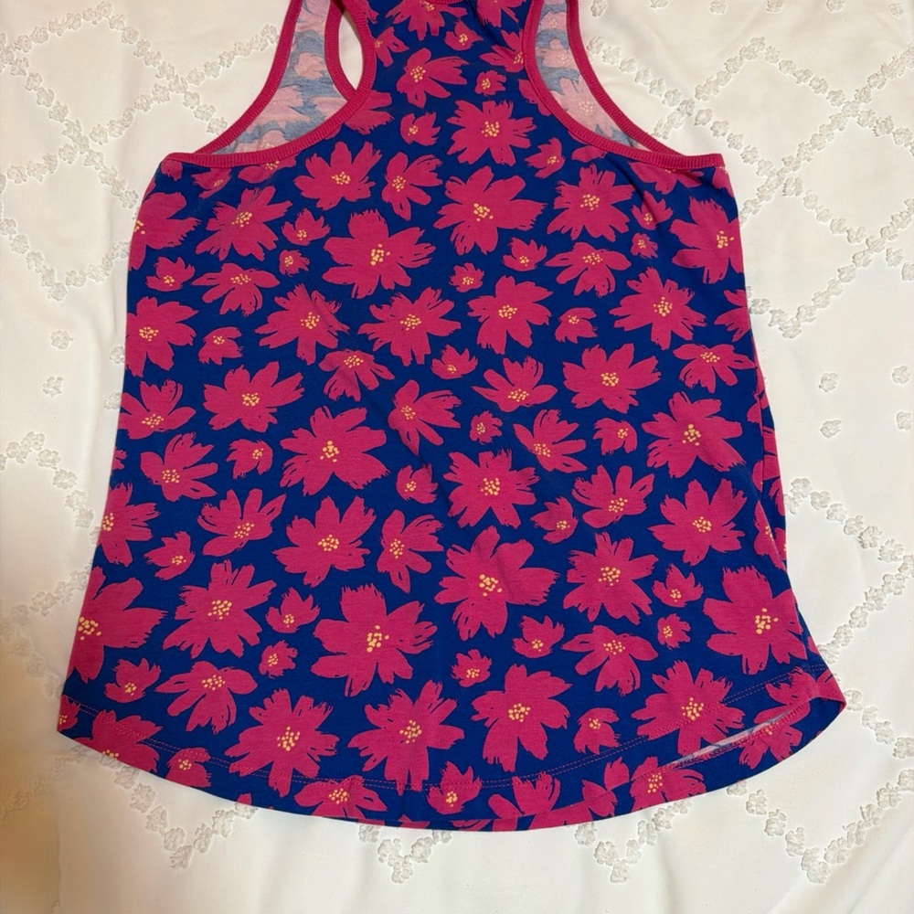 Vera Bradley Women’s Art Poppies Tank Top Multicolor Floral Racer Back Pj Size L - Picture 6 of 8